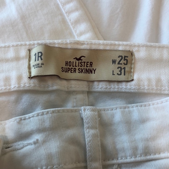 Hollister white skinny jeans - Picture 2 of 2